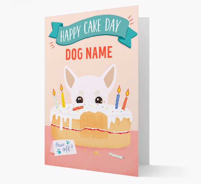 Happy Cake Day: Personalized {breedFullName} Card